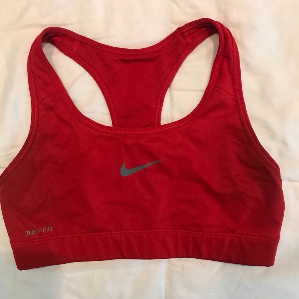 Red Nike Sports Bra